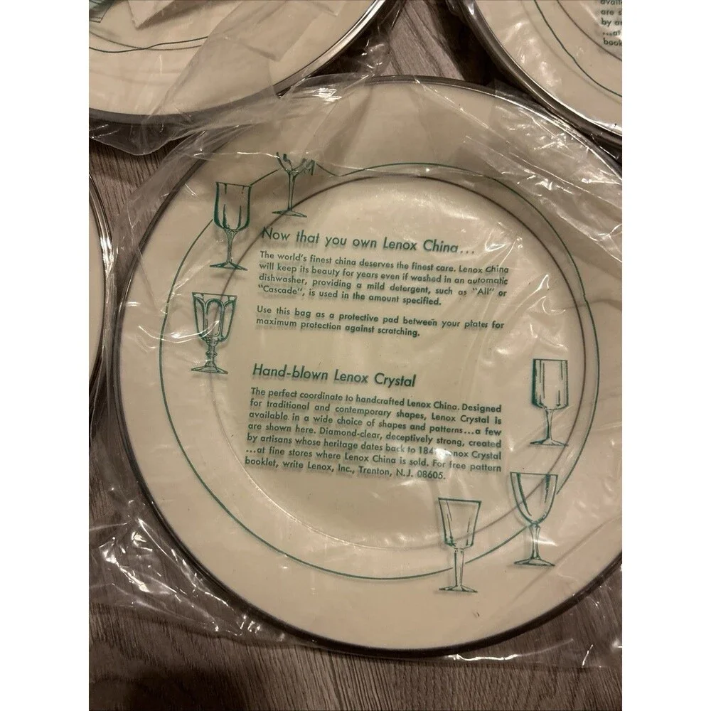 Lenox Solitaire Set Of 7 Dinner Plates, Set Of 2 Bread Plates, Set Of 4 Tea Cups